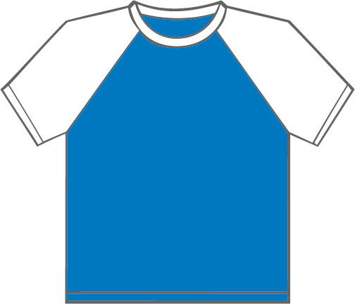 K330 Aqua Blue - White