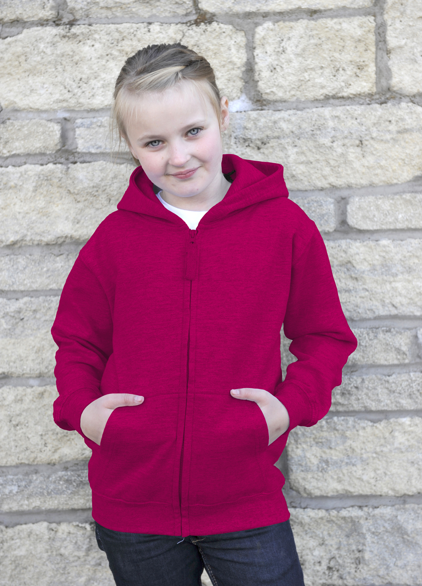 AWDis JH050J Kids Zoodie Hot Pink