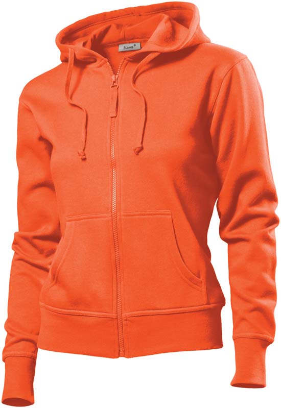 Hanes Spicy dames hoodie 6510 Orange