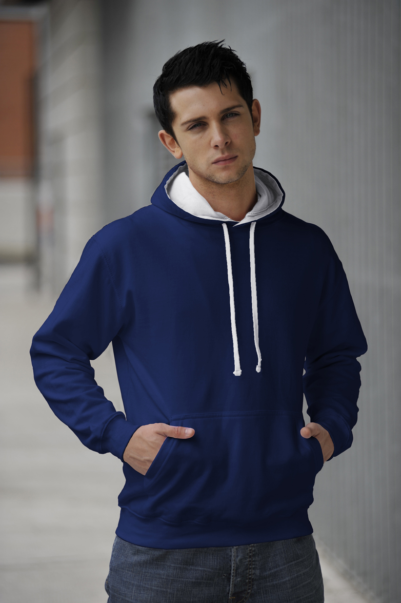 Varsity Hoodie Royal Blue - Arctic White
