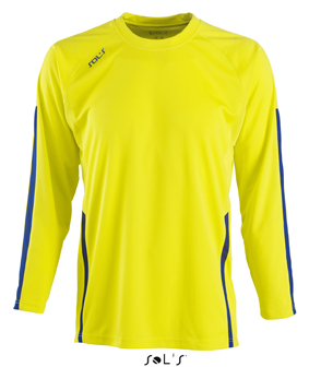 Sols Wembley Kids LSL Lemon - Royal Blue