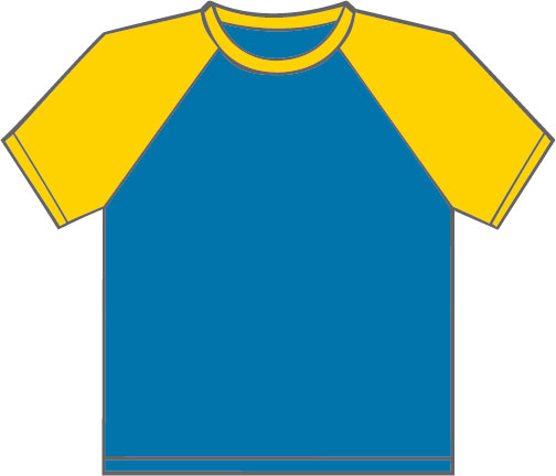 K330 Royal Blue - Yellow