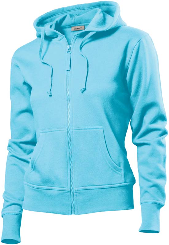 Hanes Spicy dames hoodie 6510 Sky Blue