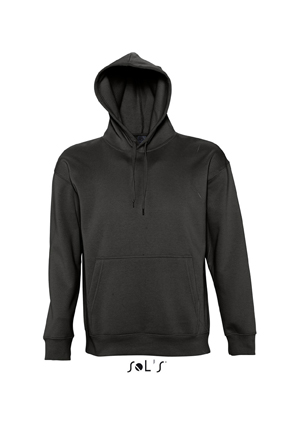 Sols Slam Unisex Hooded Sweater Black
