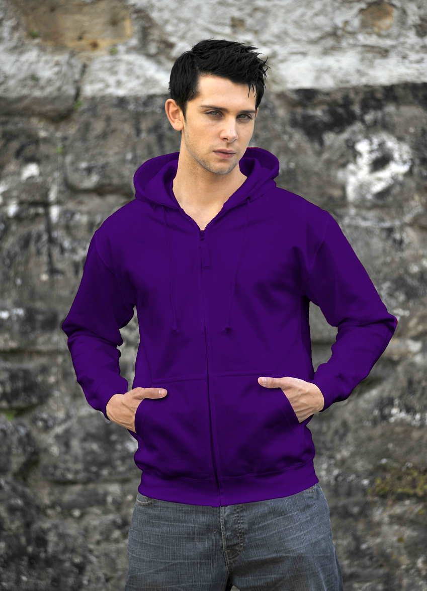 AWDis Zoodie JH050 hoodie Purple