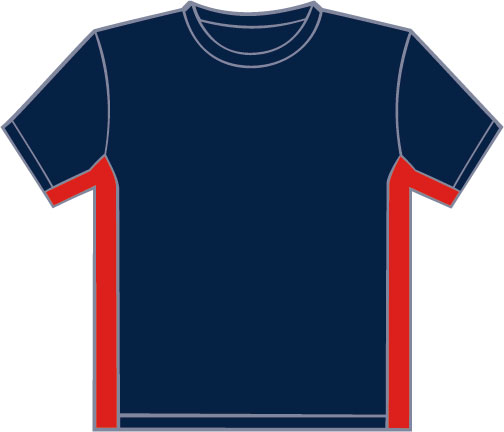 PA403 Navy - Red