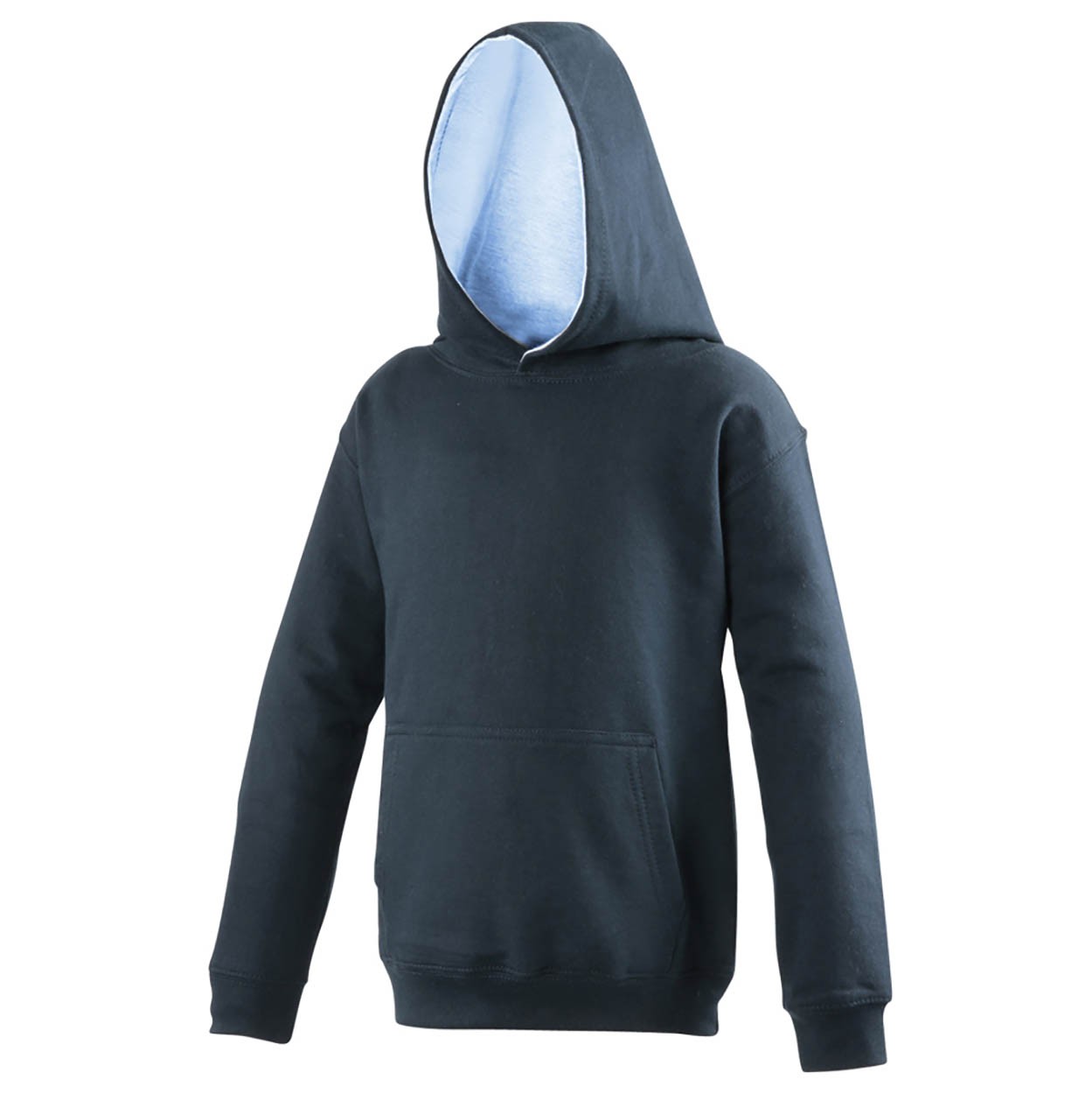 AWDis Kids Varsity Hoodie Kind french navy sky blue