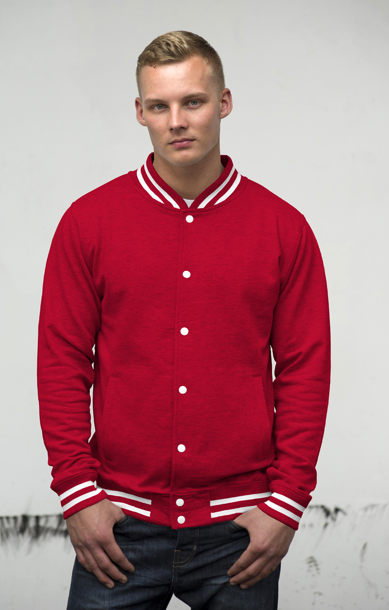AWDis College Jacket JH041 Fire Red