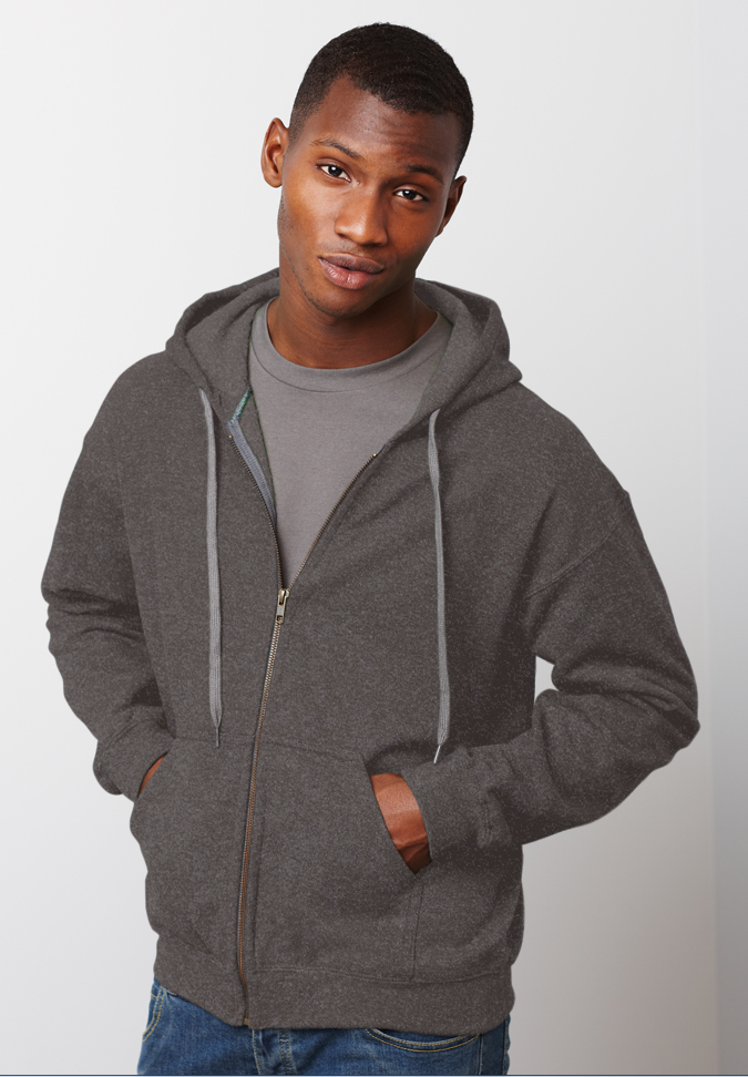 Gildan Vintage Classic Full Zip Hoodie GIL18700 Russet