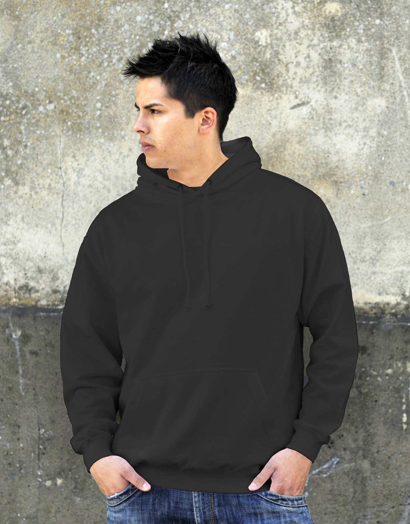 AWDis College Hoodie Charcoal
