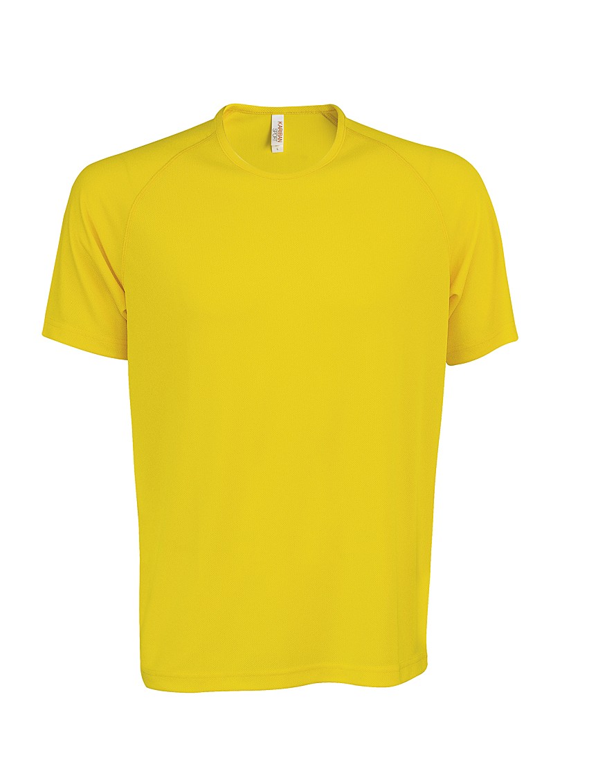 Heren Sport T-shirt KS017 True Yellow