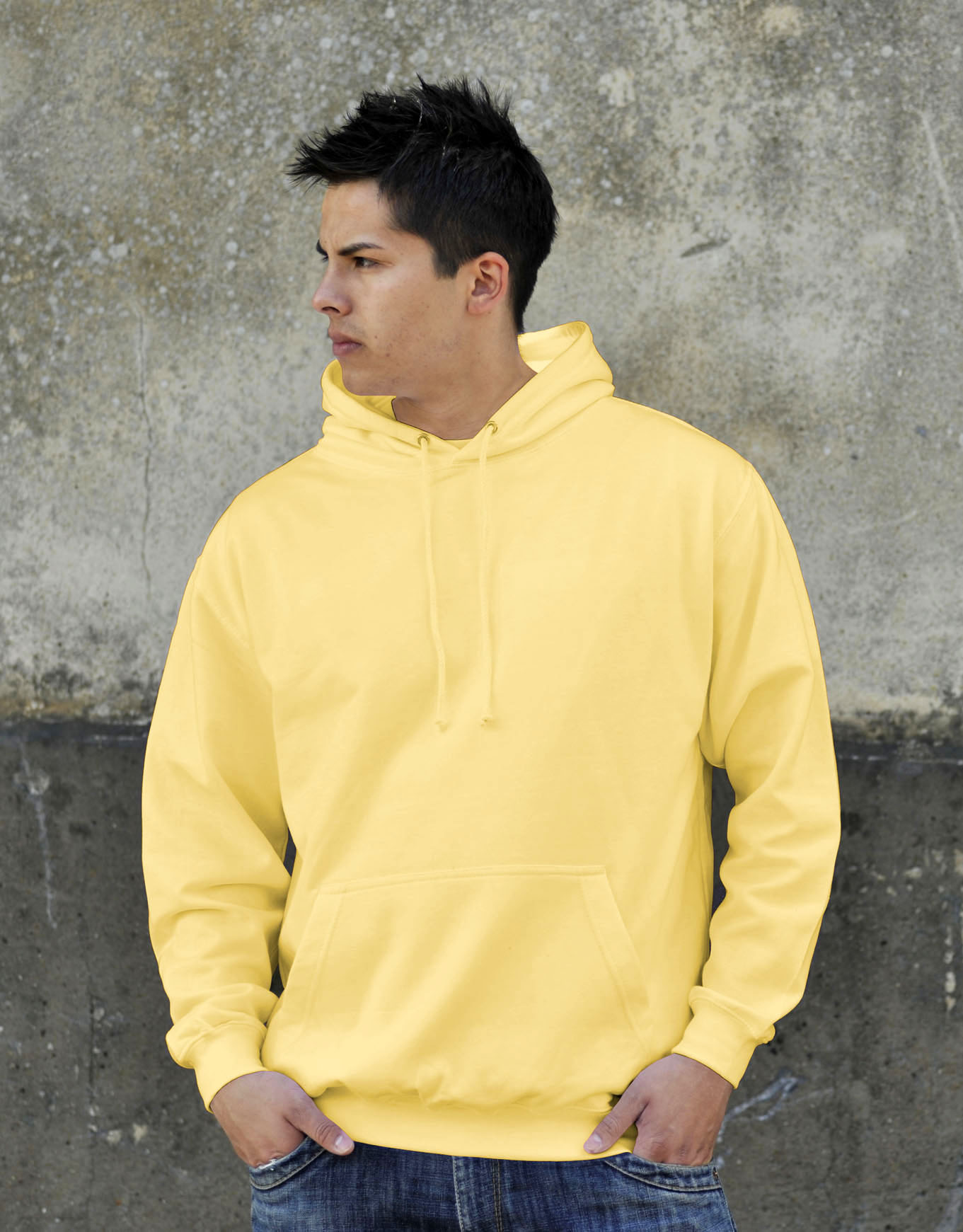 AWDis College Hoodie Fizzy Lemon