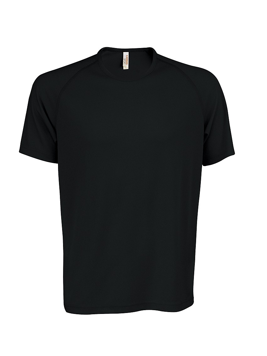 Heren Sport T-shirt KS017 Black