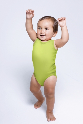 Baby Vest Bodysuit Lime