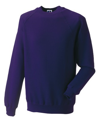 Russell Raglan Sleeve Sweater RU7620M Purple