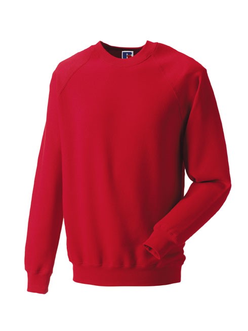 Russell Raglan Sleeve Sweater RU7620M Classic Red