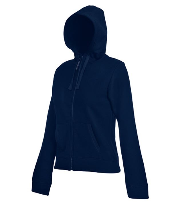 Fruit of the Loom Lady Fit Hooded Jacket SC62924 Deep Navy