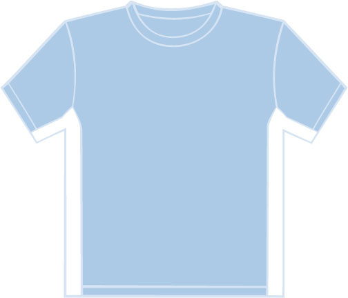 K340 Sky Blue - White