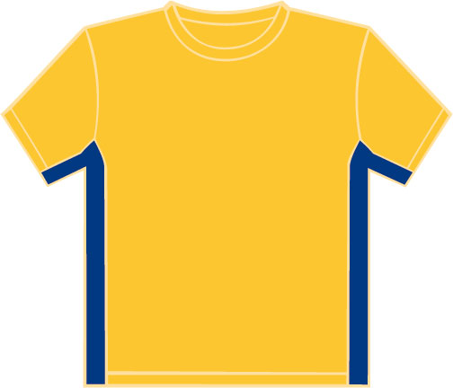 K340 Yellow - Royal Blue