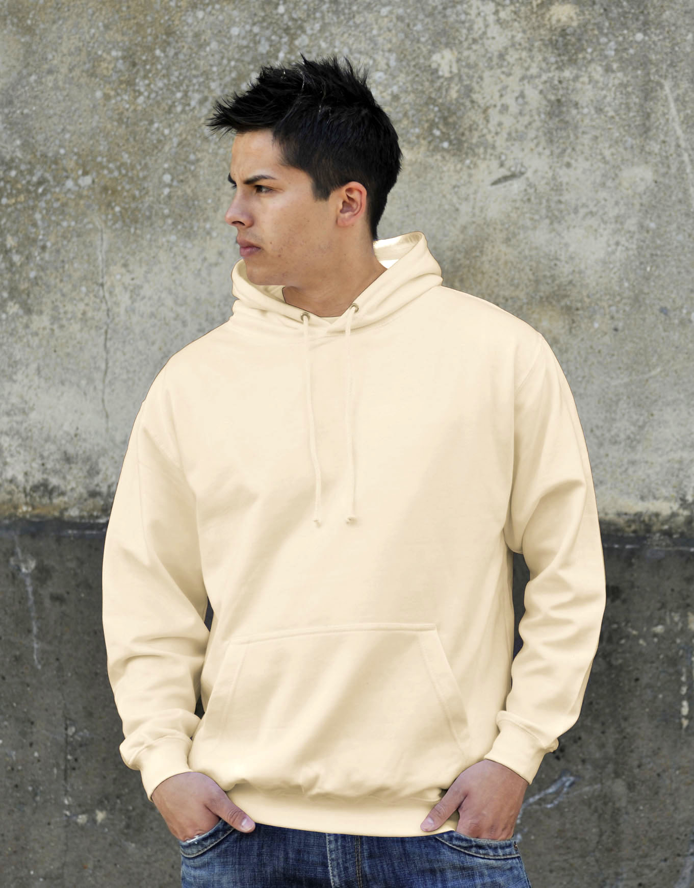 AWDis College Hoodie Vanilla Milkshake