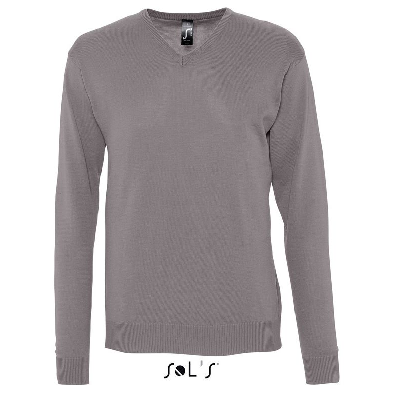 Sols Galaxy Men V-hals Sweater grey