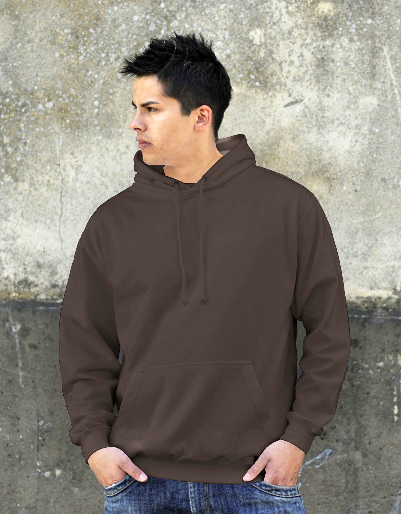 AWDis College Hoodie Olive Green