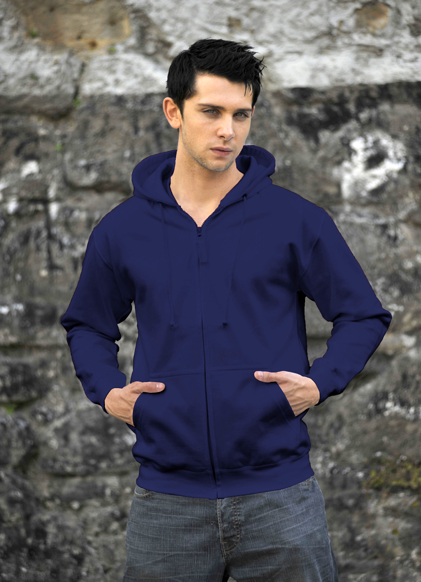 AWDis Zoodie JH050 hoodie Oxford Navy