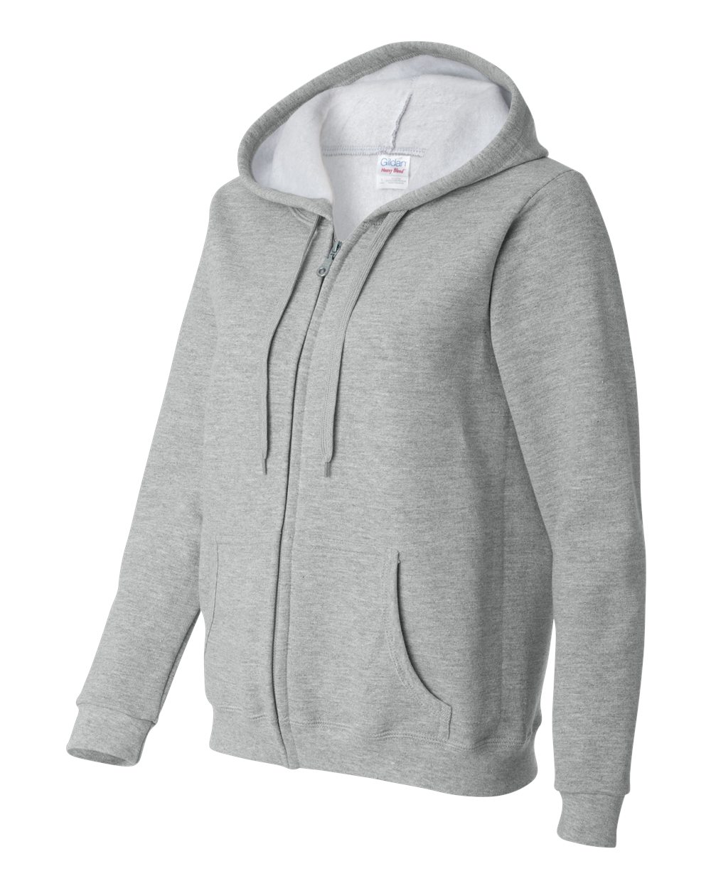 Gildan Full Zip Dames Hoodie Sweater  GIL18600FL Sport Grey
