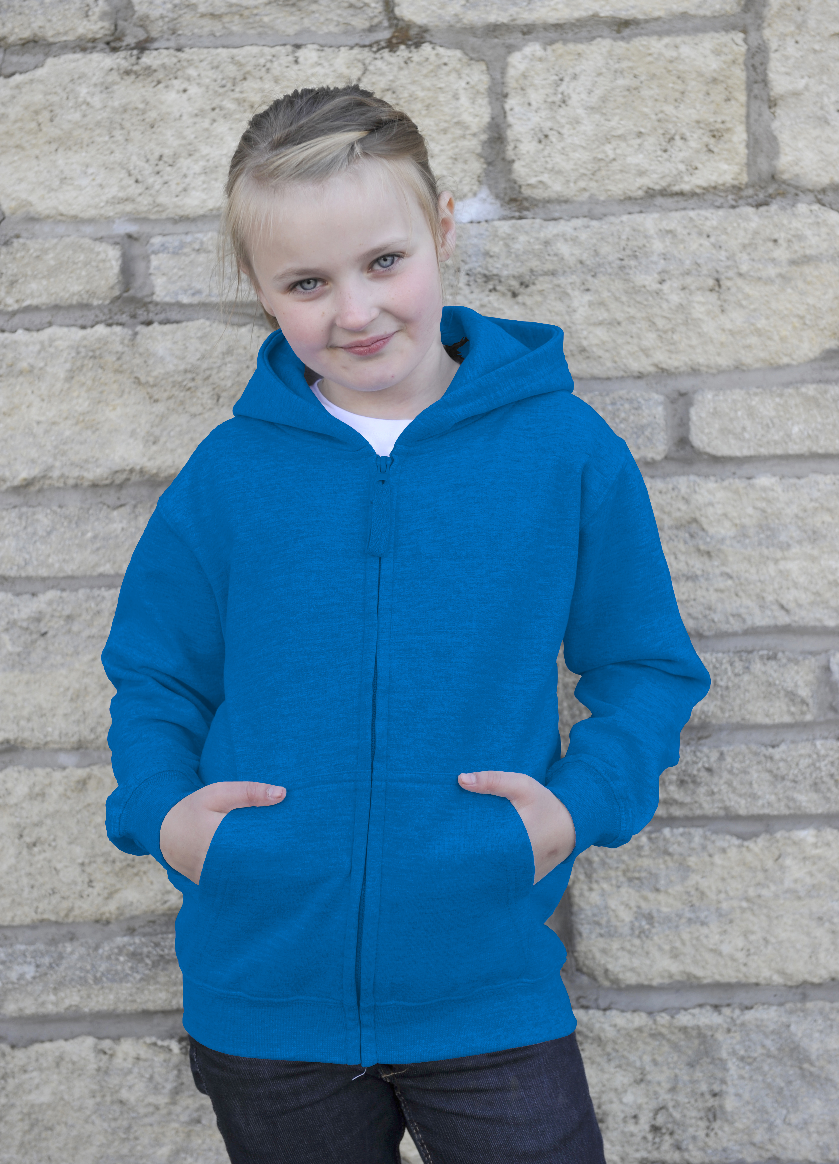AWDis JH050J Kids Zoodie Sapphire Blue