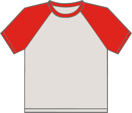 K330 Light Grey - Red