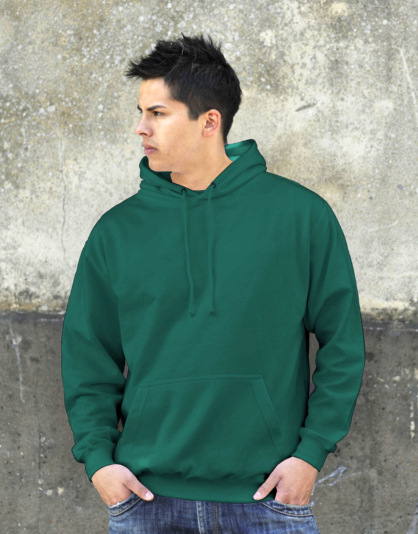 AWDis College Hoodie Jade