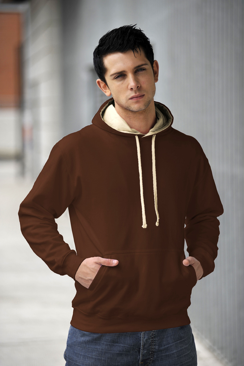 AWDis Varsity Hoodie Hot Chocolate & Vanilla Milkshake