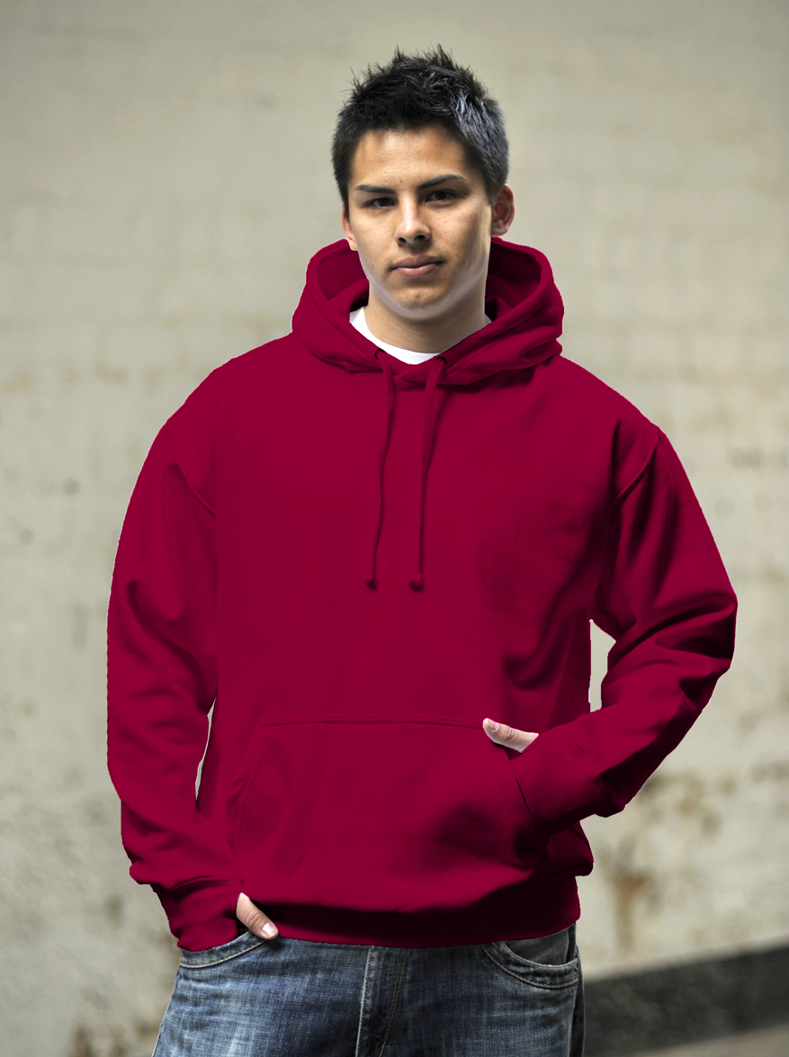 AWDis Street Hoodie Red Hot Chilli