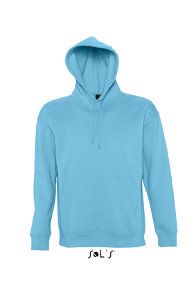 Sols Slam Unisex Hooded Sweater Turquoise
