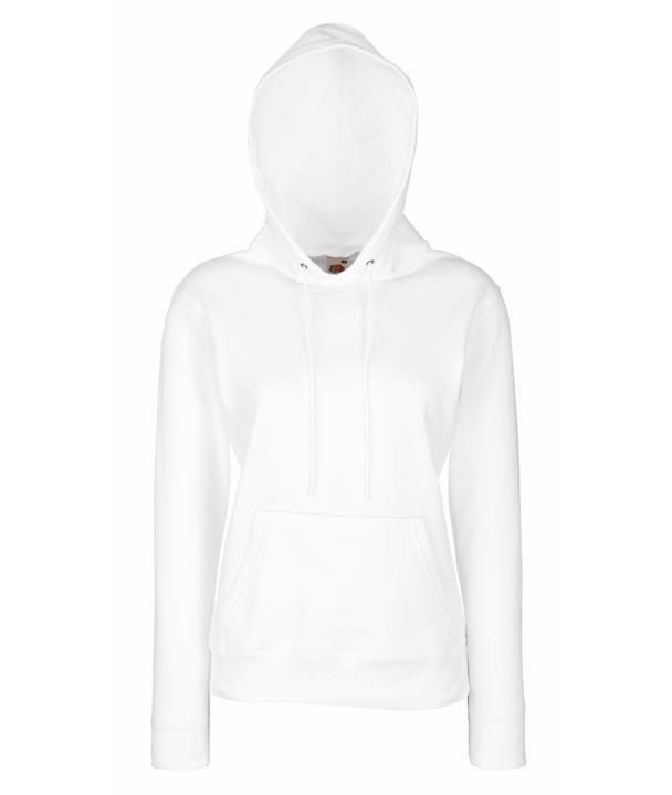 Fruit of the Loom Lady Fit Hoodie 620380 White