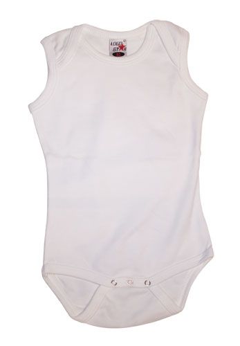 Sleeveless Romper White