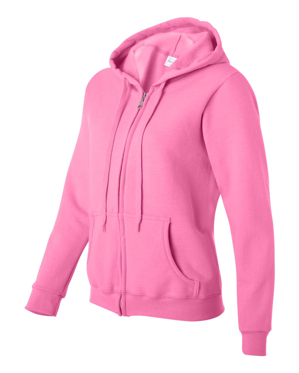 Gildan Full Zip Dames Hoodie Sweater GIL18600FL Azalea