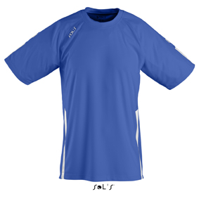 Sols Wembley Sportshirt Royal Blue - White