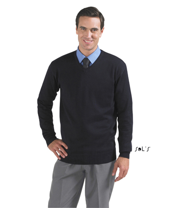 Sols Galaxy Men v-hals sweater sfeerafbeelding