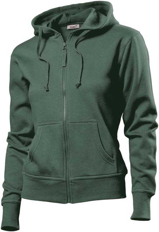 Hanes Spicy dames hoodie 6510 Khaki