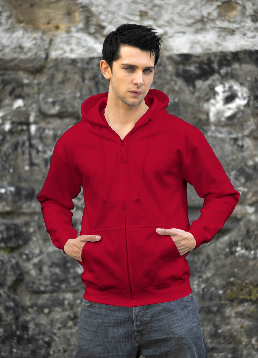 AWDis Zoodie JH050 hoodie Fire Red