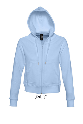 Sols Success Zip Hoodie sweater Sky Blue